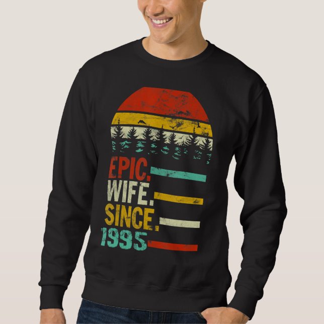 Kvinnlig Epic-fru sedan 1995 Lång Ärmad Tröja (Framsida)