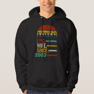 Kvinnlig Epic-fru sedan 2002 Hoodie