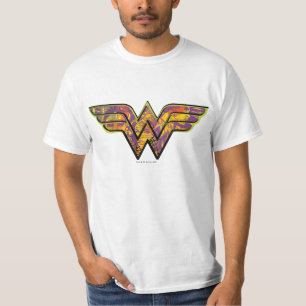 kvinnlig färgstark Logotyp Tee Shirt
