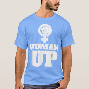 Kvinnlig feminist med feminism 6293 t shirt
