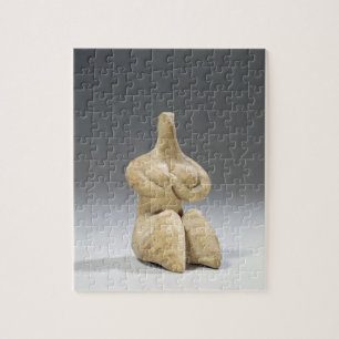 Kvinnlig figurine i den Halaf stilen, c.4500 BC Pussel