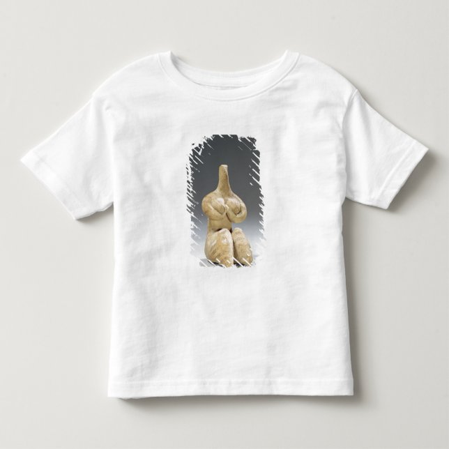 Kvinnlig figurine i den Halaf stilen, c.4500 BC Tee (Framsida)