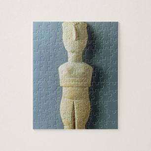 Kvinnlig figurine, tidiga Cycladic, c.2800-2300 BC Pussel