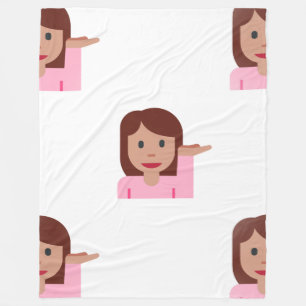 kvinnlig filt från emoji