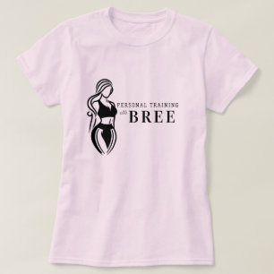 Kvinnlig Fitness Personlig Träning Minimalistisk R T Shirt