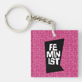 Kvinnlig flicka för feministiska kvinnor mig för