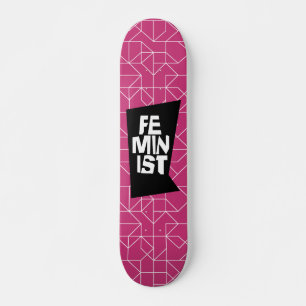 Kvinnlig flicka för feministiska kvinnor mig för old school skateboard bräda 21,6 cm