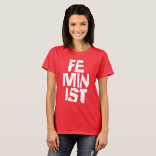 Kvinnlig flicka för feministiska kvinnor mig för t shirt