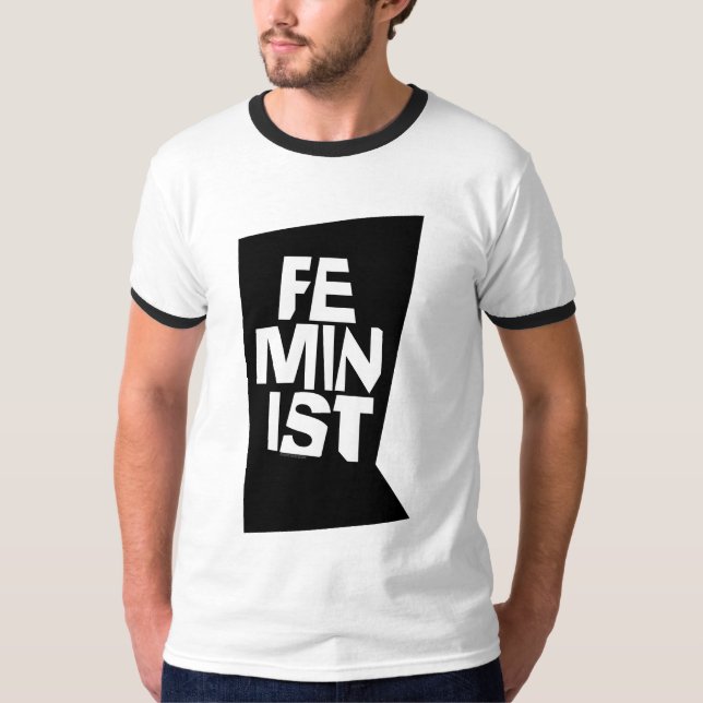 Kvinnlig flicka för feministiska kvinnor mig för tee shirt (Framsida)