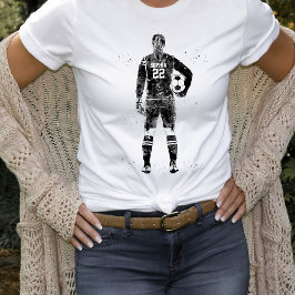 Kvinnlig fotbollsmålvakt t shirt