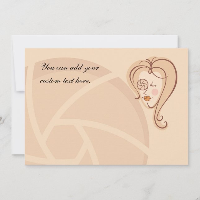 Kvinnlig fotograf (Framsida)