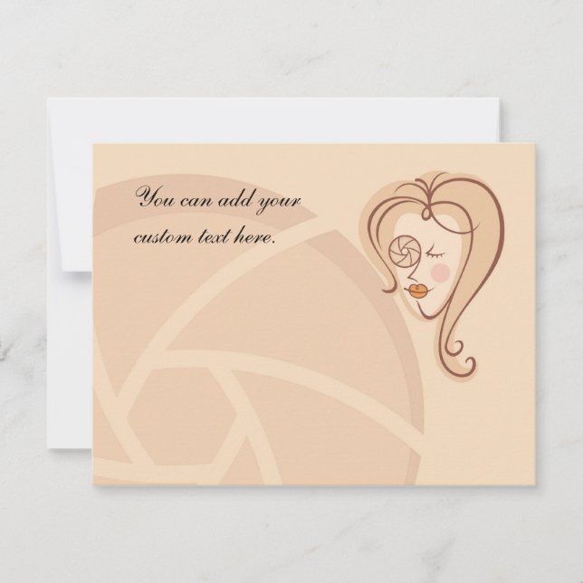 Kvinnlig fotograf (Framsida)