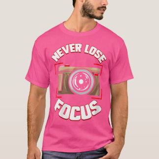 Kvinnlig Fotograf Kamera Fotografi T Shirt