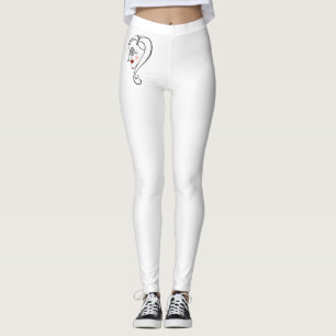 Kvinnlig fotograf leggings