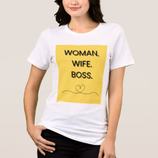 Kvinnlig fru Chef, kvinnor, t skjorta Shirt