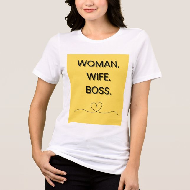 Kvinnlig fru Chef, kvinnor, t skjorta Shirt (Framsida)
