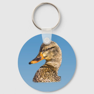 Kvinnlig gräsandanka Keychain Nyckelring