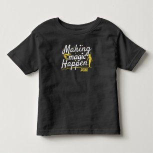 Kvinnlig Gymnastik Gör Magi Händer Citat T Shirt