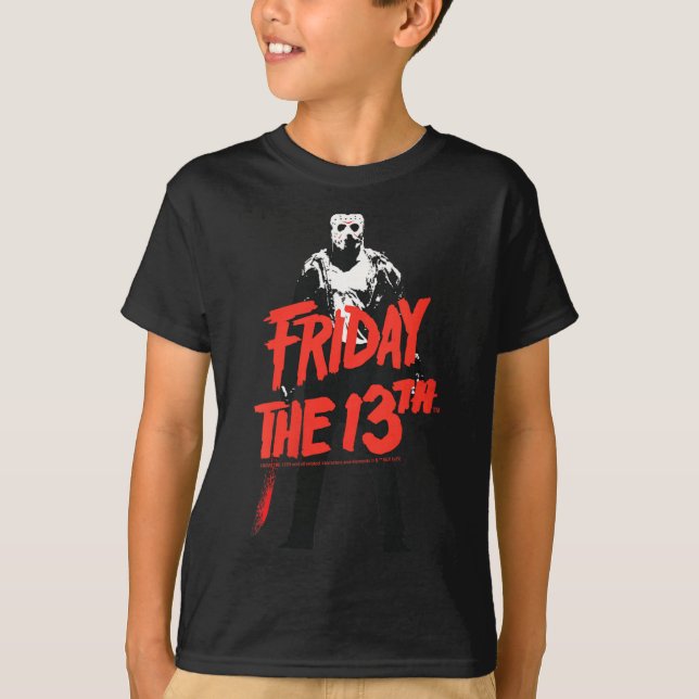Kvinnlig Halloween-design Skräckklassiker T Shirt (Framsida)