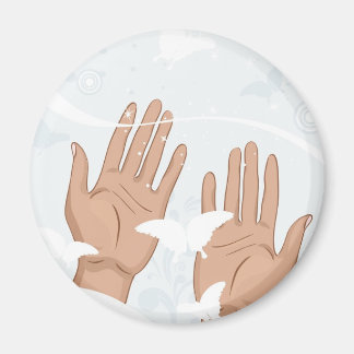 kvinnlig händer magnet