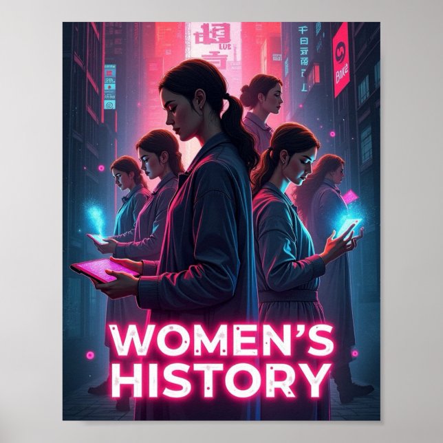 Kvinnlig historia poster (Framsidan)