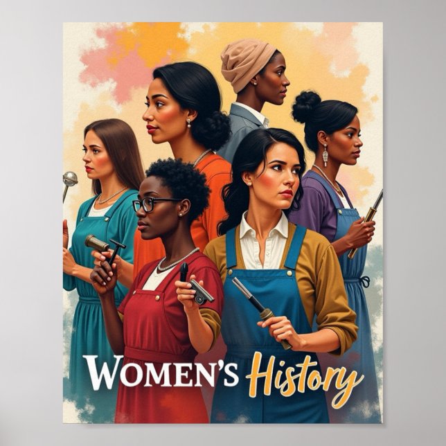 Kvinnlig historia poster (Framsidan)