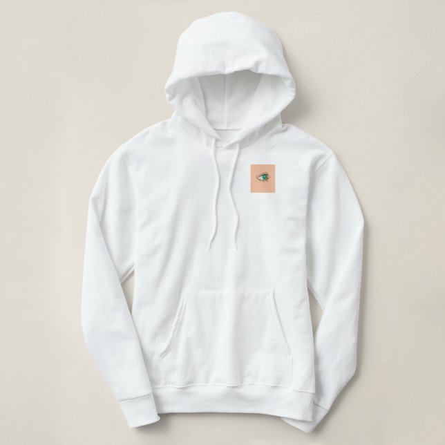 Kvinnlig hoodie t shirt (Design framsida)