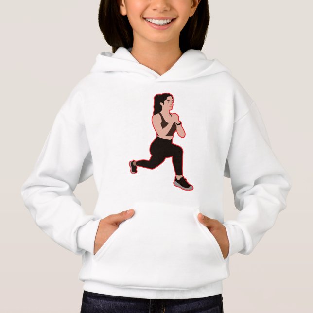 kvinnlig idrott t shirt (Framsida)