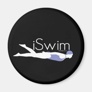kvinnlig iswim - magnet