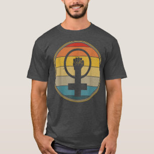 Kvinnlig jämställdhet kvinnor och män Kvinna upp k T Shirt