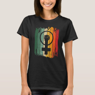 Kvinnlig jämställdhet Kvinnors Höger Kvinnlig Vint T Shirt