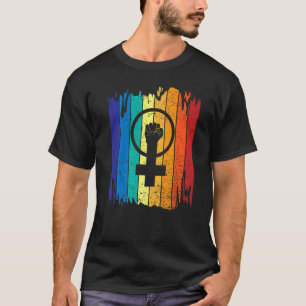 Kvinnlig jämställdhet Kvinnors Höger Kvinnlig Vint T Shirt