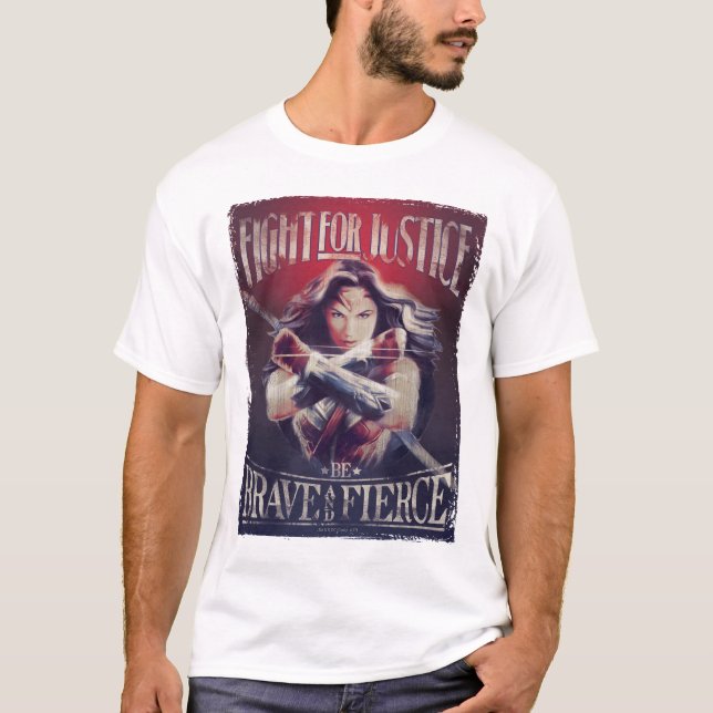  kvinnlig kamp för rättvisa t-shirt (Framsida)