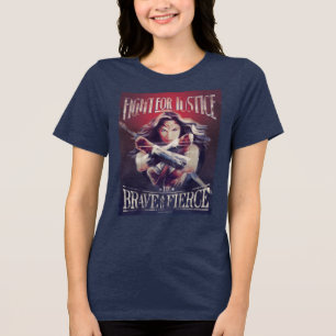 kvinnlig kamp för rättvisa t shirt