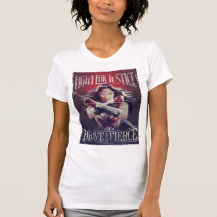 kvinnlig kamp för rättvisa tee shirt