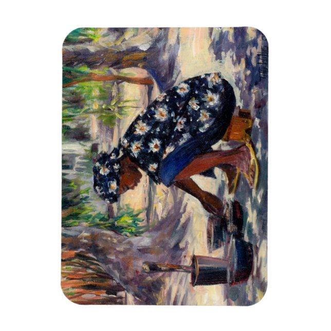 Kvinnlig kokning 2004 magnet (Vertikal)