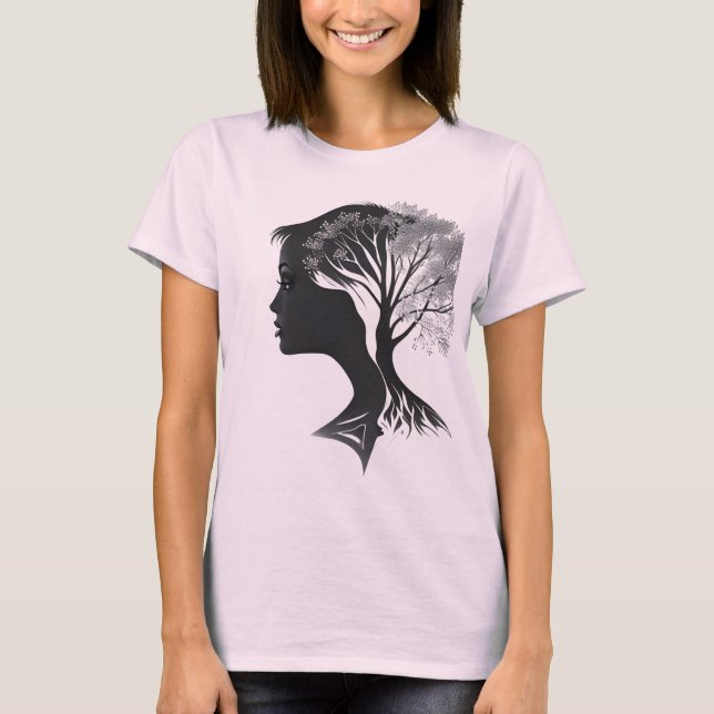 Kvinnlig konst t shirt (Framsida)