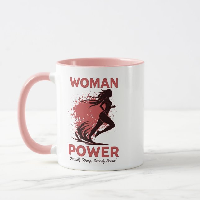 Kvinnlig Kraft Inspirerande Mugg (Vänster)