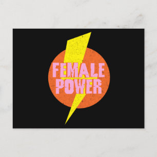 Kvinnlig kvinnlig kvinnlig kvinnlig feminism Kvinn Vykort