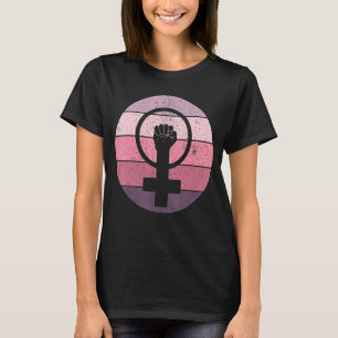 Kvinnlig kvinnlig symbol Kvinnlig jämställdhet Kvi T Shirt