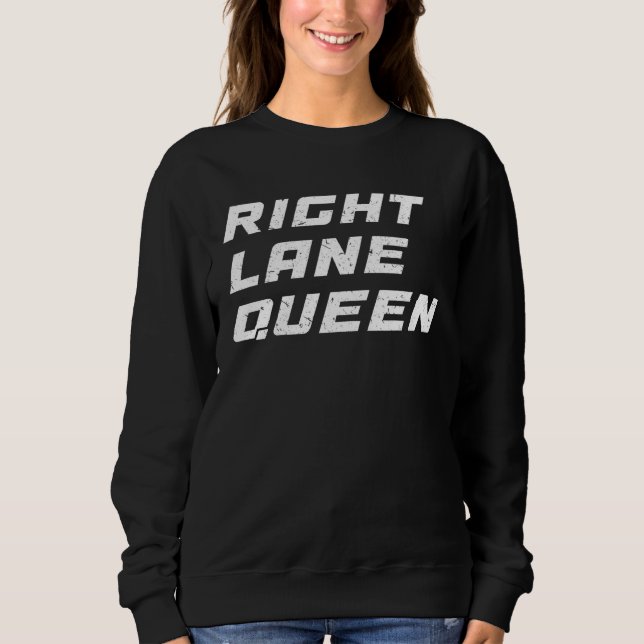 Kvinnlig lastbilschaufför t shirt (Framsida)