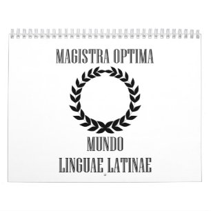 (Kvinnlig) latinsk lärare för världsmästare, Kalender