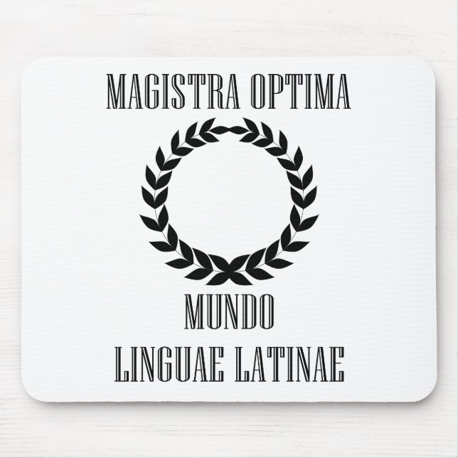 (Kvinnlig) latinsk lärare för världsmästare, Musmatta (Framsidan)