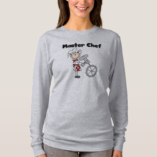 Kvinnlig ledar- kock - t-shirt (Framsida)
