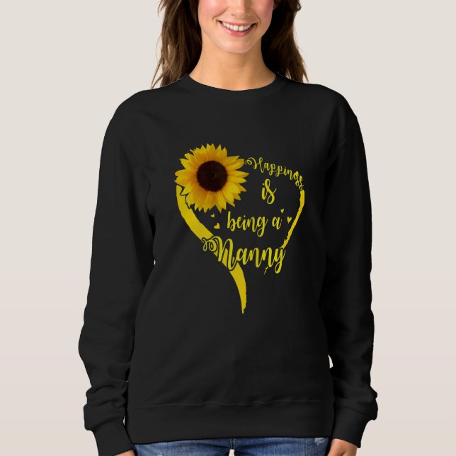 Kvinnlig lycka är att vara en barnslig solros t shirt (Framsida)