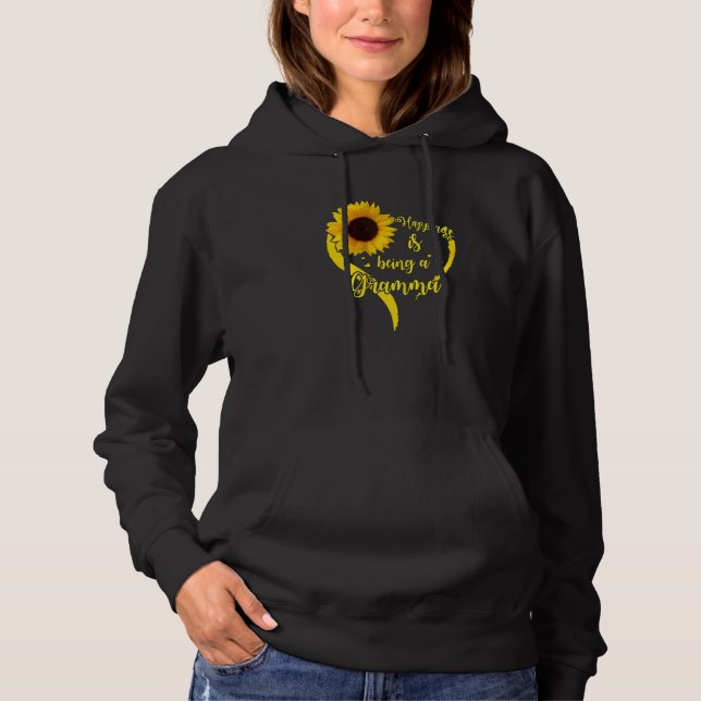 Kvinnlig lycka är en Gramma-solros T Shirt (Framsida)