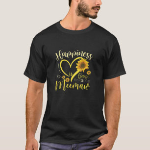 Kvinnlig lycka är ett medeltida solroshjärta t shirt