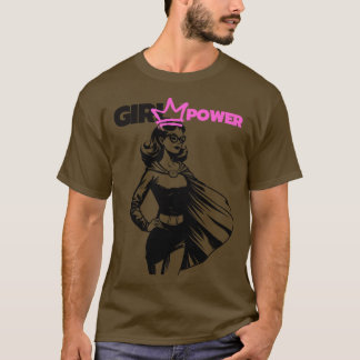 Kvinnlig makt, feministisk feminism t shirt
