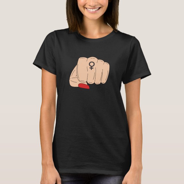 Kvinnlig makt t shirt (Framsida)