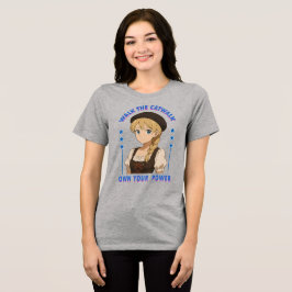 kvinnlig makt t shirt
